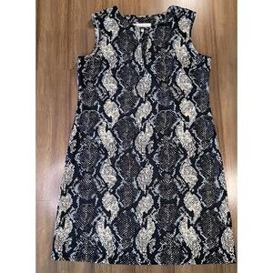 Jude Connally Nadine Snakeskin Print Dress Women’s M EUC